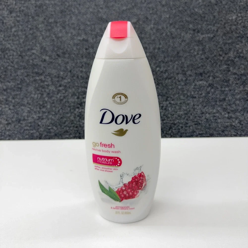 Dove Go Fresh Revive Body Wash Pomegranate & Lemon Verbena 22 oz NutriumMoisture